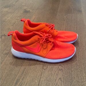Nike Neon Red Orange Sneakers